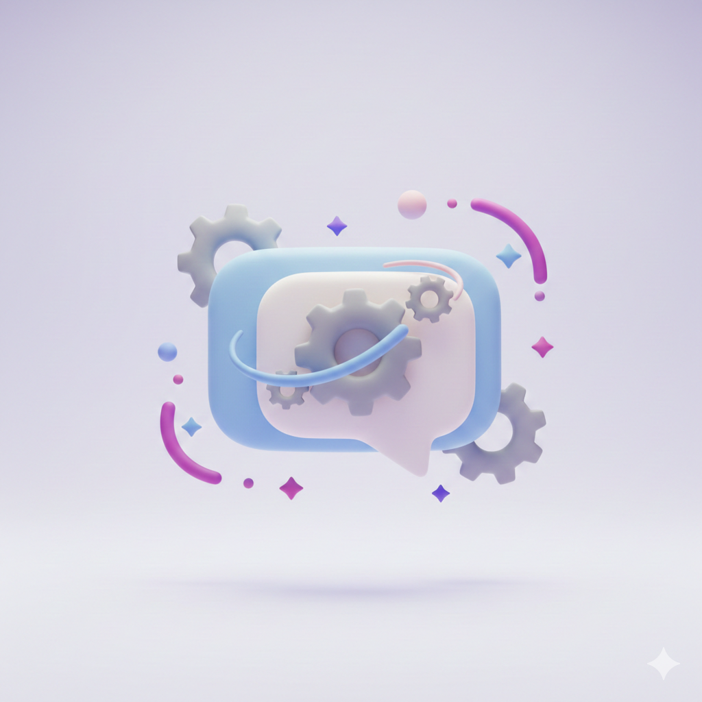 Interfaz futurista de asistente virtual